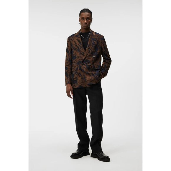 J. Lindeberg David U Jacquard Blazer in Delicioso - Picture 2 of 5